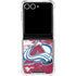 NHL Colorado Avalanche Frozen Galaxy Z Flip7 Clear Case
