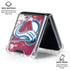 NHL Colorado Avalanche Frozen Galaxy Z Flip7 Clear Case