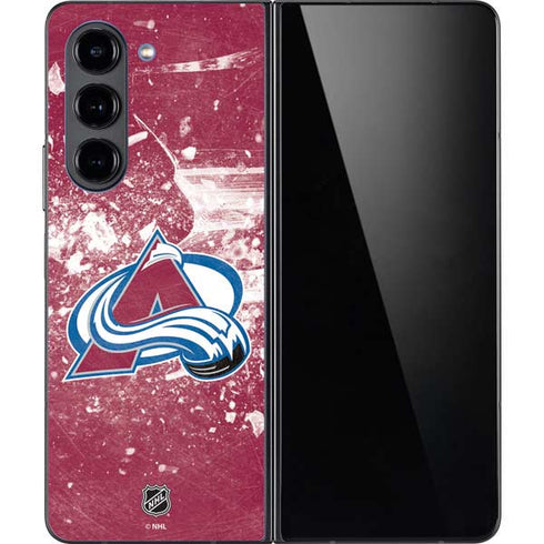 NHL Colorado Avalanche Frozen Galaxy Z Fold5 5G Skin