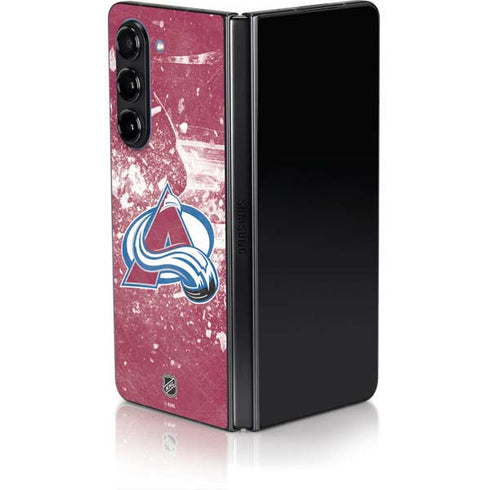NHL Colorado Avalanche Frozen Galaxy Z Fold5 5G Skin