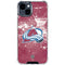 NHL Colorado Avalanche Frozen iPhone 15 Clear Case