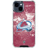 NHL Colorado Avalanche Frozen iPhone 15 Clear Case