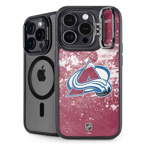 NHL Colorado Avalanche Frozen iPhone 15 Pro Max Kickstand Case