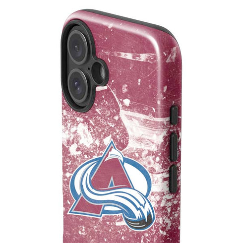 NHL Colorado Avalanche Frozen iPhone 16 Plus Impact Case