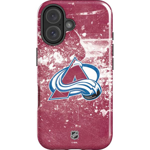 NHL Colorado Avalanche Frozen iPhone 16 Plus Magsafe Impact Case