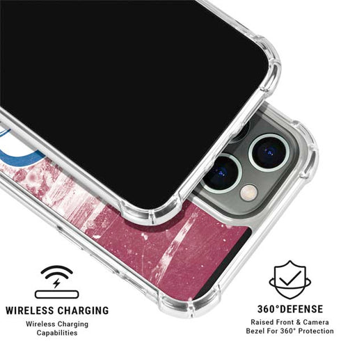 NHL Colorado Avalanche Frozen iPhone 16 Pro Clear Case