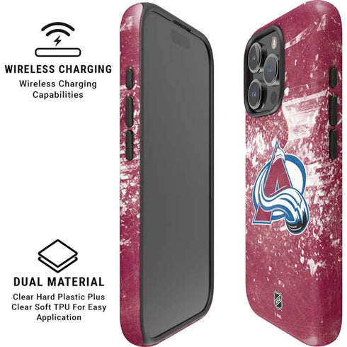 NHL Colorado Avalanche Frozen iPhone 16 Pro Magsafe Impact Case