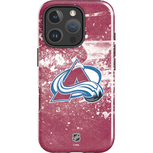 NHL Colorado Avalanche Frozen iPhone 16 Pro Max Impact Case