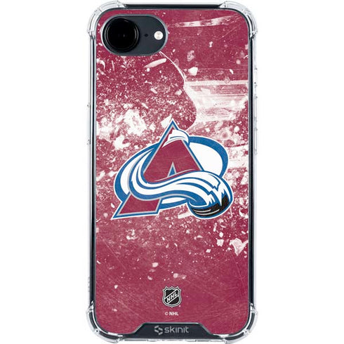 NHL Colorado Avalanche Frozen iPhone 16e Clear Case