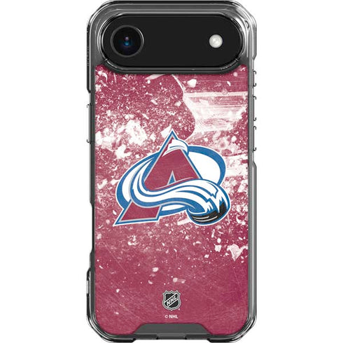 NHL Colorado Avalanche Frozen iPhone 17 Air Clear Case