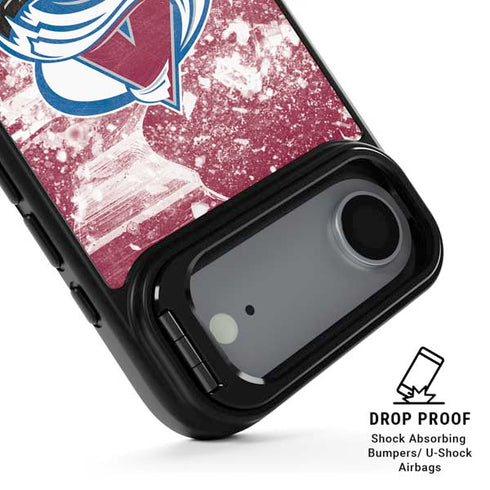 NHL Colorado Avalanche Frozen iPhone 17 Air Kickstand Case