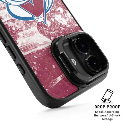 NHL Colorado Avalanche Frozen iPhone 17 Kickstand Case