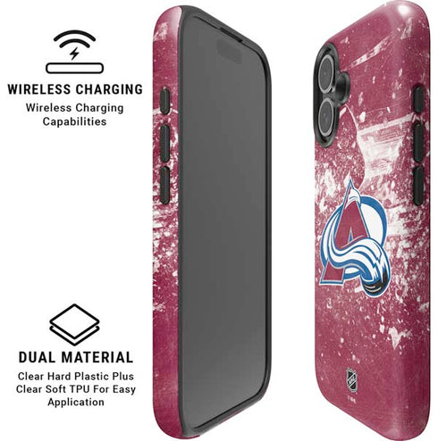 NHL Colorado Avalanche Frozen iPhone 17 Magsafe Impact Case