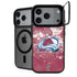 NHL Colorado Avalanche Frozen iPhone 17 Pro Kickstand Case