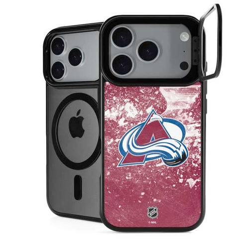 NHL Colorado Avalanche Frozen iPhone 17 Pro Max Kickstand Case
