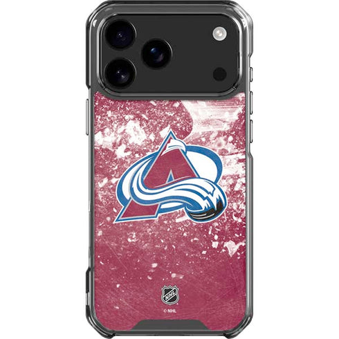 NHL Colorado Avalanche Frozen iPhone 18 Pro Max Clear Case