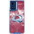 NHL Colorado Avalanche Frozen Moto G 5G (2024) Clear Case