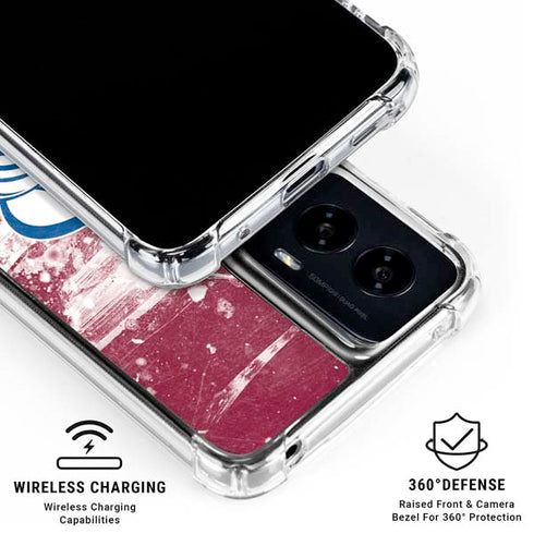 NHL Colorado Avalanche Frozen Moto G Power 5G (2024) Clear Case