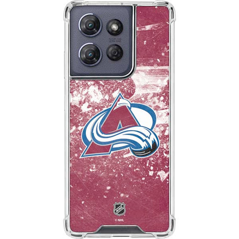 NHL Colorado Avalanche Frozen Moto G Power 5G (2025) Clear Case