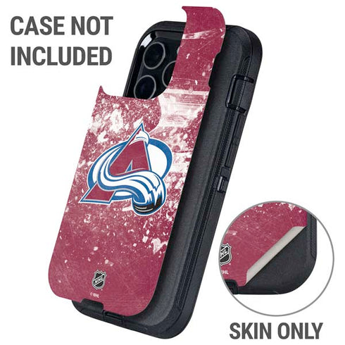 NHL Colorado Avalanche Frozen Otterbox Defender iPhone Skin