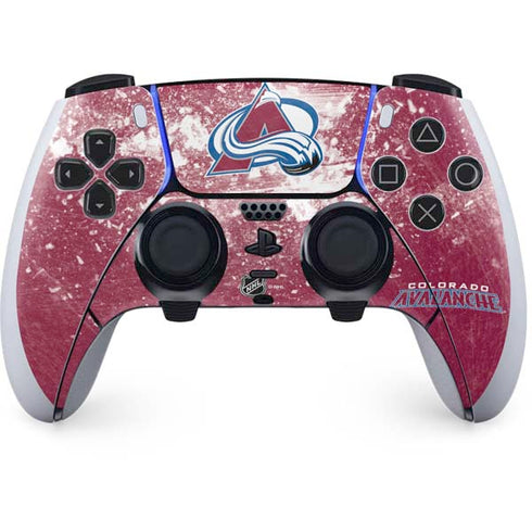 NHL Colorado Avalanche Frozen PS5 DualSense Edge Pro Controller Skin