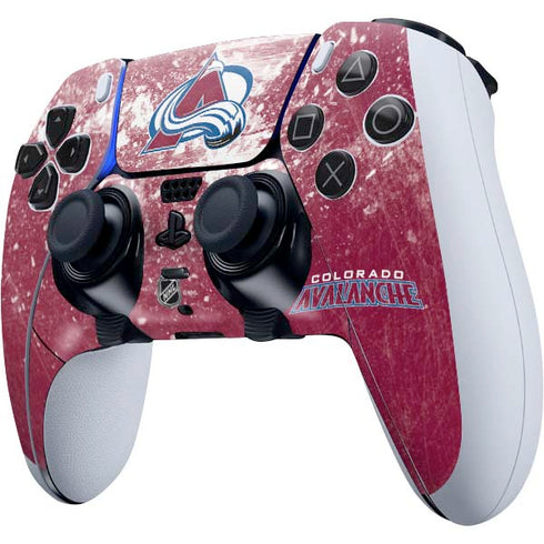 NHL Colorado Avalanche Frozen PS5 DualSense Edge Pro Controller Skin