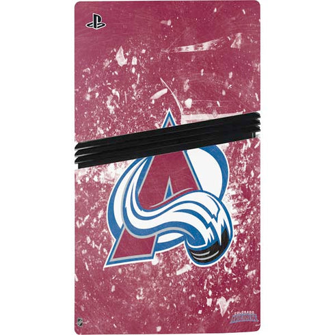 NHL Colorado Avalanche Frozen PS5 Pro Console Skin