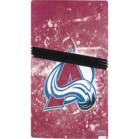NHL Colorado Avalanche Frozen PS5 Pro Console Skin
