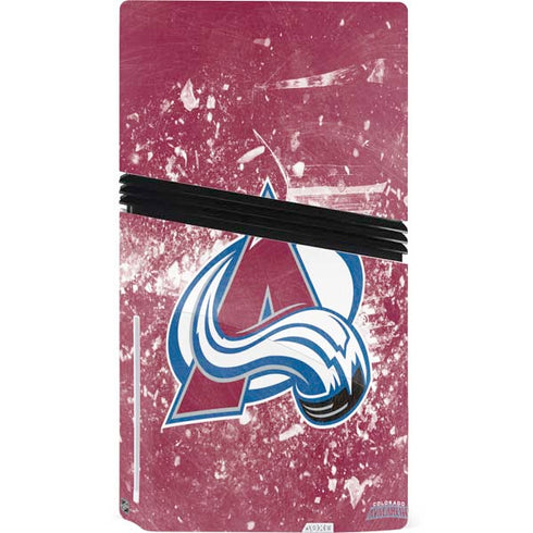 NHL Colorado Avalanche Frozen PS5 Pro Disk Console Skin