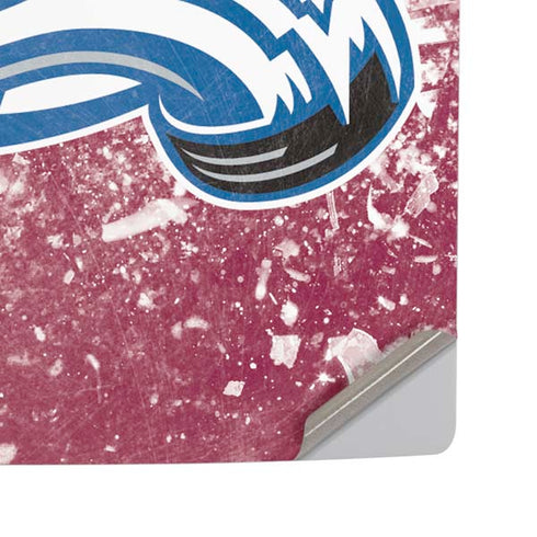 NHL Colorado Avalanche Frozen PS5 Pro Disk Console Skin