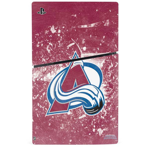 NHL Colorado Avalanche Frozen PS5 Slim Digital Edition Console Skin