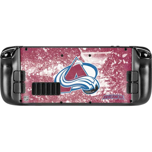 NHL Colorado Avalanche Frozen Steam Deck Handheld Gaming Computer OLED Skin