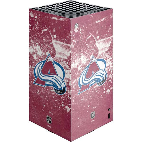 NHL Colorado Avalanche Frozen XBox Series X Digital Edition Console Skin