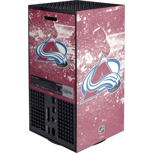 NHL Colorado Avalanche Frozen XBox Series X Digital Edition Console Skin