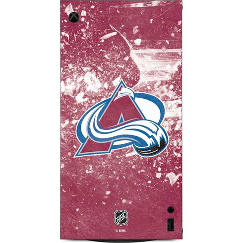 NHL Colorado Avalanche Frozen XBox Series X Digital Edition Console Skin