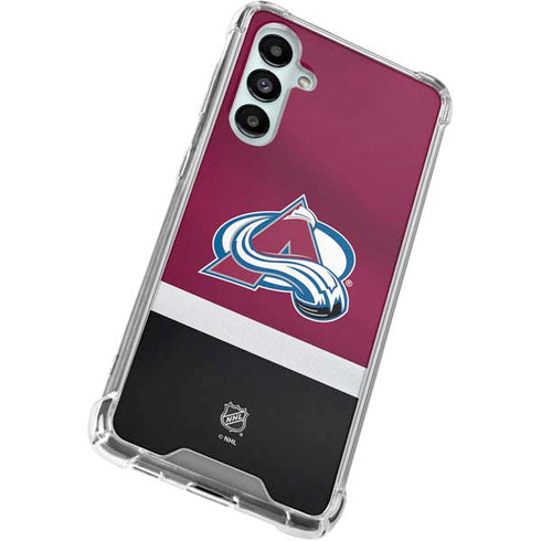 NHL Colorado Avalanche Jersey Galaxy A16 5G Clear Case
