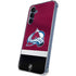 NHL Colorado Avalanche Jersey Galaxy A35 5G Clear Case