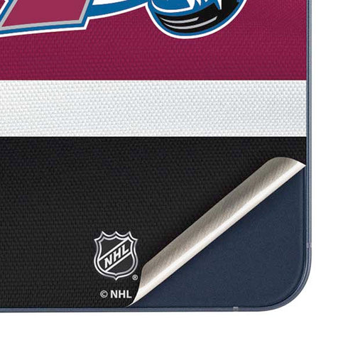 NHL Colorado Avalanche Jersey Galaxy A35 5G Skin