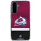NHL Colorado Avalanche Jersey Galaxy A36 5G Clear Case