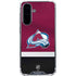 NHL Colorado Avalanche Jersey Galaxy A36 5G Clear Case