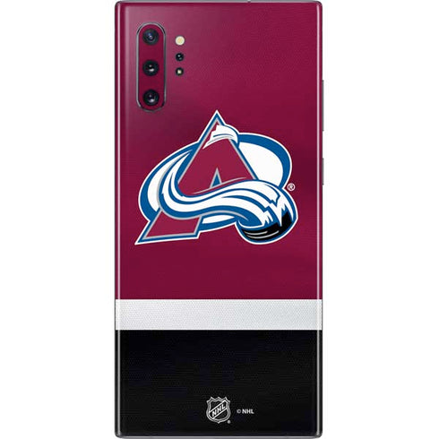NHL Colorado Avalanche Jersey Galaxy Note 10 Plus Skin
