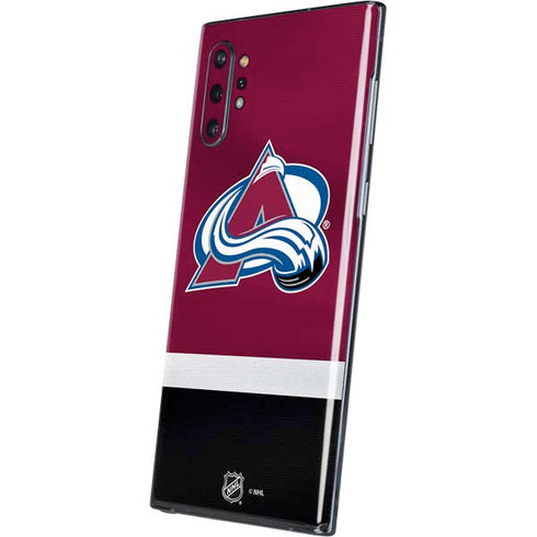 NHL Colorado Avalanche Jersey Galaxy Note 10 Plus Skin
