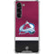 NHL Colorado Avalanche Jersey Galaxy S24 FE Clear Case