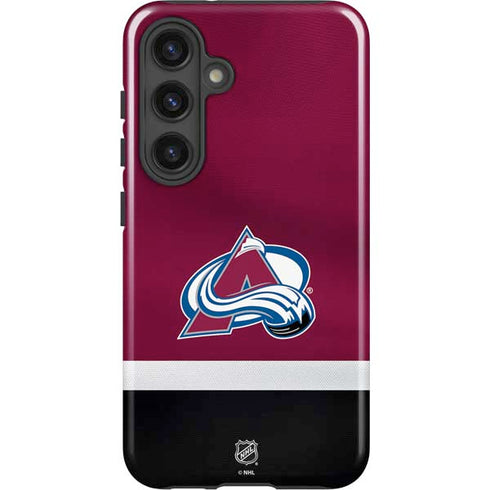 NHL Colorado Avalanche Jersey Galaxy S25 Impact Case