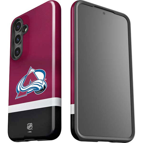 NHL Colorado Avalanche Jersey Galaxy S25 Impact Case