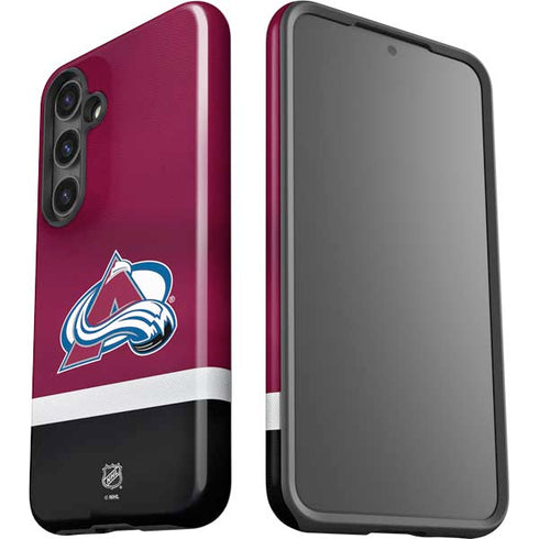 NHL Colorado Avalanche Jersey Galaxy S25 Plus Impact Case