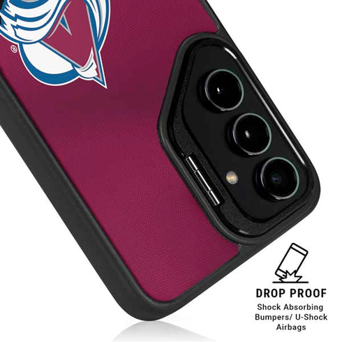 NHL Colorado Avalanche Jersey Galaxy S24 Plus Kickstand Case