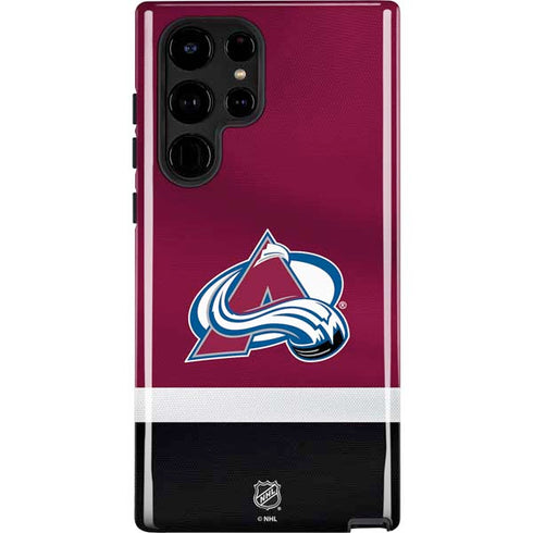 NHL Colorado Avalanche Jersey Galaxy S25 Ultra Impact Case