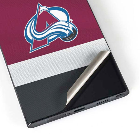 NHL Colorado Avalanche Jersey Galaxy S25 Ultra Skin
