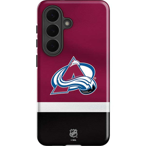 NHL Colorado Avalanche Jersey Galaxy S26 Impact Case